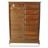 Συρταριέρα διπλή roll-top & συρτάρια εξωτερικά